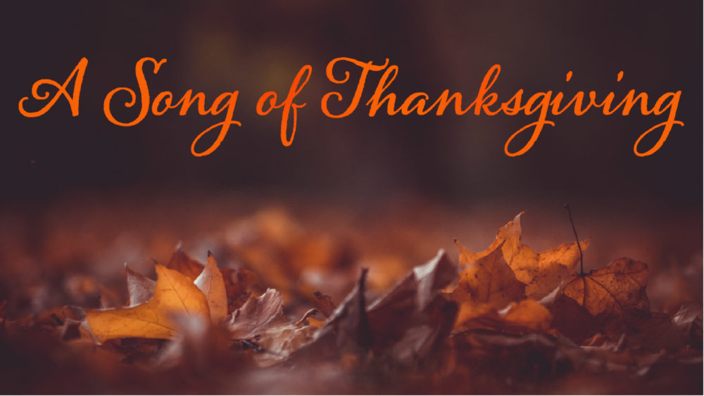 Song of Thanksgiving Image